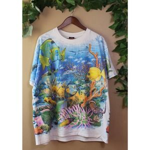 AQUARIUM ALL OVER PRINT TEE